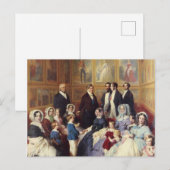 Carte Postale Franz Winterhalter Queen Victoria et Prince Albert (Devant / Derrière)