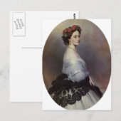 Carte Postale Franz Xaver Winterhalter- Princesse Alice d'Anglet (Devant / Derrière)