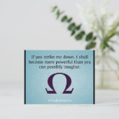 Carte Postale Frappe-moi (Debout devant)