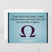 Carte Postale Frappe-moi (Devant / Derrière)