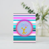 Carte Postale Frappe "Ne vous contentez pas de voler, de sauter" (Debout devant)