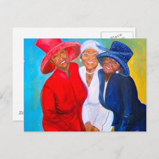 Carte Postale Frapper un pot (Devant / Derrière)