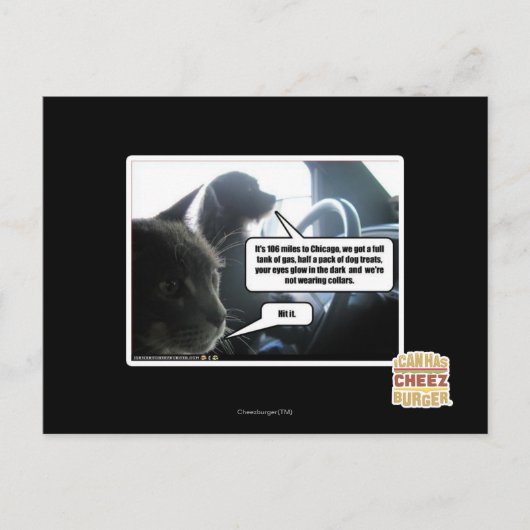 Carte Postale Frappez-le (Devant)