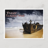 Carte Postale Fraser - S.S.Maheno Wrack - Australie - (Devant)