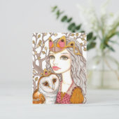 Carte Postale Fraternité de la Chouette Blanche (Debout devant)