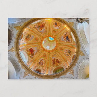 Carte Postale Frauenkirche Dome Ceiling, Dresden, Germany