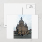 Carte Postale Frauenkirche Dresden (Devant / Derrière)