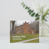 Carte Postale Frazee House, Parc national de la vallée de Cuyaho (Debout devant)