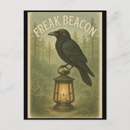 Carte postale Freacon Beacon Raven (Devant)