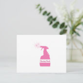 Carte Postale Freak de nettoyage (Debout devant)