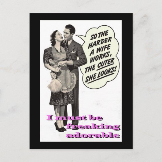 Carte Postale "Freakin' Adorable" (Devant)