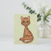 Carte Postale freche Katze (Debout devant)
