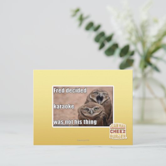 Carte Postale Fred décide (Debout devant)