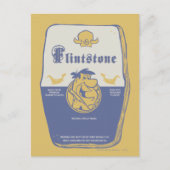 Carte Postale Fred Flintston Big Bold Belly Laver (Devant)