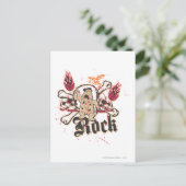 Carte Postale Fred Flintstone Rock (Debout devant)