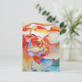 Carte Postale Fred martin begonia aquarelle (Debout devant)