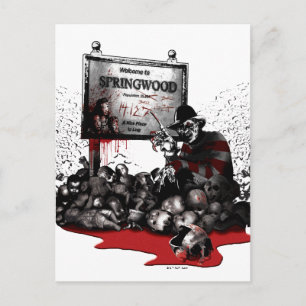 Carte Postale Freddy contre Jason   Bienvenue à Springwood