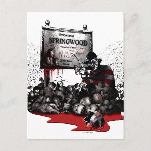 Carte Postale Freddy vs Jason | Bienvenue à Springwood (Devant)