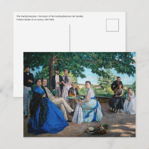 Carte Postale Frédéric Bazille - La Réunion Familiale