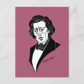 Carte Postale Frederic Chopin (Devant)