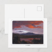 Carte Postale Frederic Edwin Church #21 - Beaux-arts (Devant / Derrière)