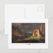 Carte Postale Frédéric Edwin Church #29 - Beaux-Arts (Devant / Derrière)
