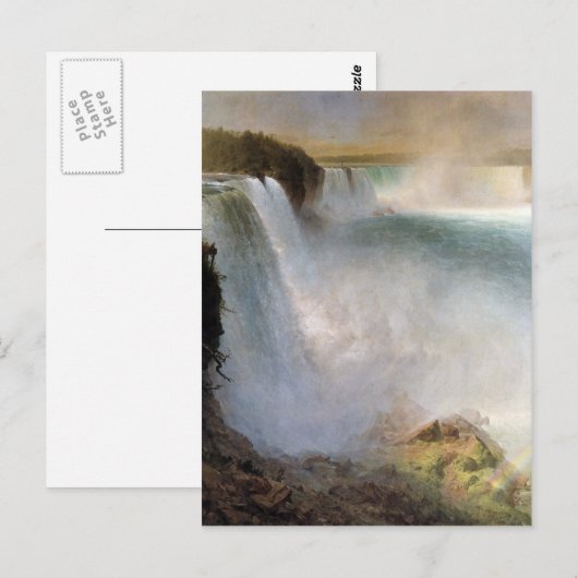 Carte Postale Frederic Edwin Church - Niagara Falls from the Ame (Devant / Derrière)