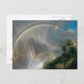 Carte Postale Frédéric Edwin Church - saison pluvieuse dans le t (Devant / Derrière)
