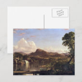 Carte Postale Frederic Edwin Church - scène de la Nouvelle-Angle (Devant / Derrière)