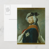 Carte Postale Frédéric II le Grand de Prusse (Devant / Derrière)