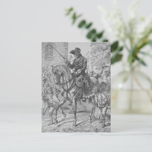 Carte Postale Frédéric le Grand de Prusse (Debout devant)