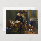 Carte Postale Frédéric le Grand et son petit-neveu (Devant / Derrière)
