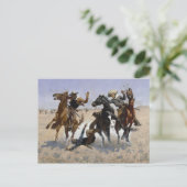 Carte Postale Frederic Remington - Aider un camarade (Debout devant)