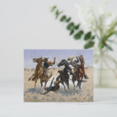 Carte Postale Frederic Remington - Aidez un camarade (Debout devant)