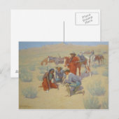 Carte Postale Frederic Remington Art (Devant / Derrière)