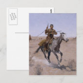 Carte Postale Frederic Remington Art (Devant / Derrière)