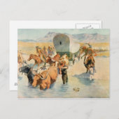 Carte Postale Frederic Remington Art (Devant / Derrière)