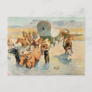 Carte Postale Frederic Remington Art
