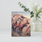 Carte Postale Frederic Remington Art Occidental "Apache Ambush" (Debout devant)