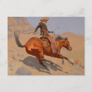 Carte Postale Frederic Remington - Le Cowboy