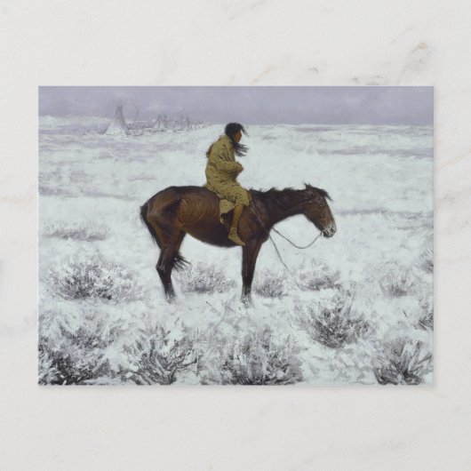 Carte Postale Frederic Remington - Le Garçon (Devant)
