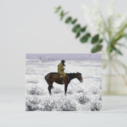 Carte Postale Frederic Remington Le Garçon (Debout devant)