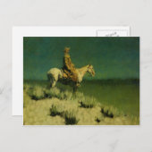 Carte Postale Frederic Remington's The Night Herder (vers 1908) (Devant / Derrière)