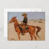 Carte Postale Frederic Remington's The Puncher (1895) (Devant / Derrière)