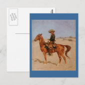 Carte Postale Frederic Remington's The Puncher (1895) (Devant / Derrière)