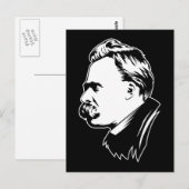 Carte Postale Frederich Nietzsche Portrait Mousepad (Devant / Derrière)