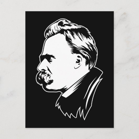 Carte Postale Frederich Nietzsche Portrait Mousepad (Devant)