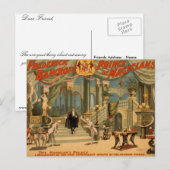 Carte Postale Frederick Bancroft, 'Le Palais du Magicien' (Devant / Derrière)