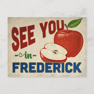 Carte Postale Frederick Maryland Apple - Vintage voyage
