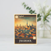 Carte Postale Frederick, Maryland | VINTAGE (Debout devant)